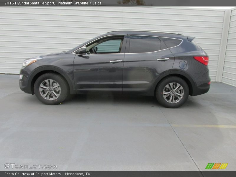 Platinum Graphite / Beige 2016 Hyundai Santa Fe Sport