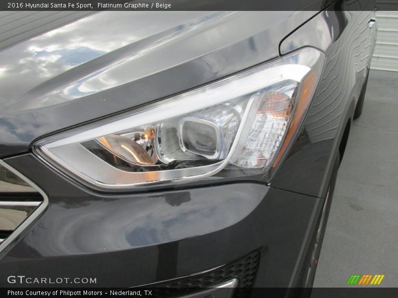 Platinum Graphite / Beige 2016 Hyundai Santa Fe Sport