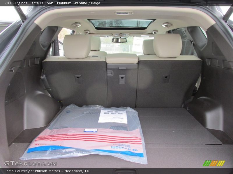 Platinum Graphite / Beige 2016 Hyundai Santa Fe Sport