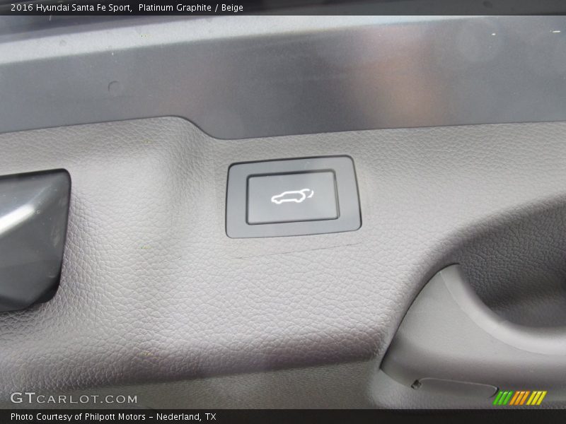 Platinum Graphite / Beige 2016 Hyundai Santa Fe Sport