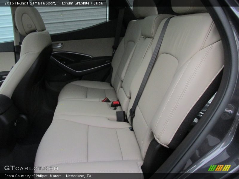 Platinum Graphite / Beige 2016 Hyundai Santa Fe Sport