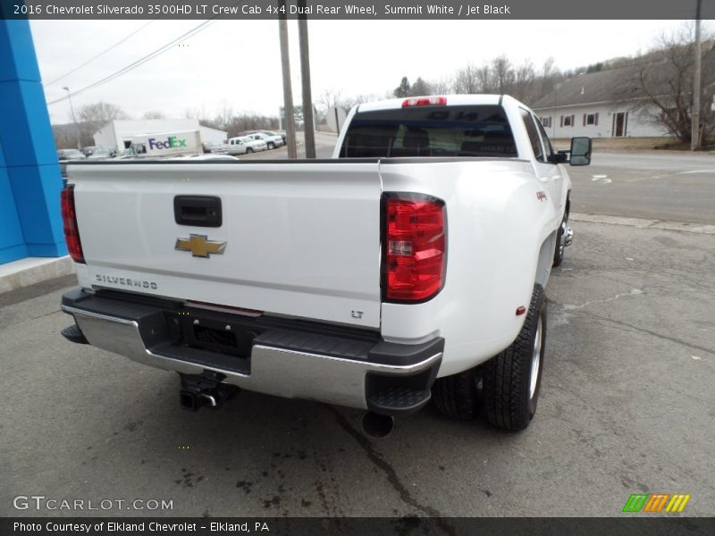 Summit White / Jet Black 2016 Chevrolet Silverado 3500HD LT Crew Cab 4x4 Dual Rear Wheel