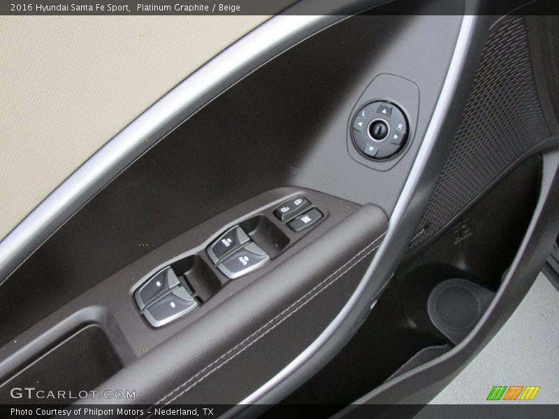 Platinum Graphite / Beige 2016 Hyundai Santa Fe Sport