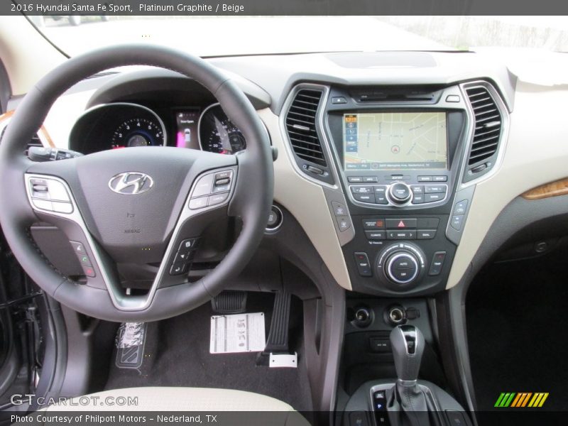 Platinum Graphite / Beige 2016 Hyundai Santa Fe Sport