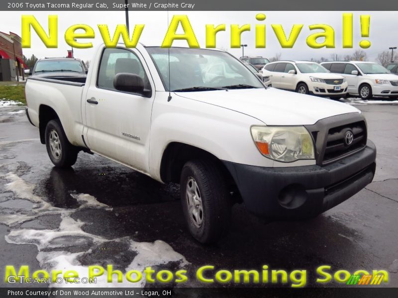 Super White / Graphite Gray 2006 Toyota Tacoma Regular Cab