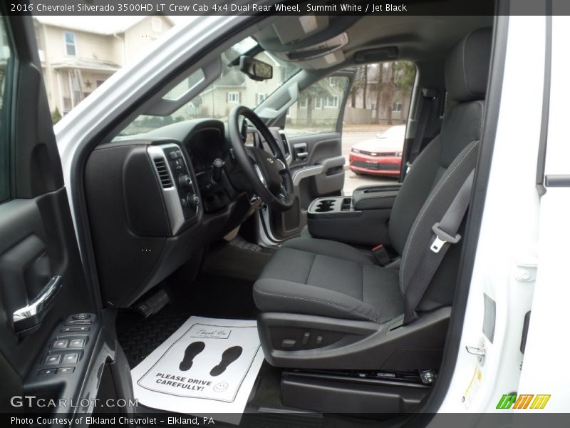 Summit White / Jet Black 2016 Chevrolet Silverado 3500HD LT Crew Cab 4x4 Dual Rear Wheel