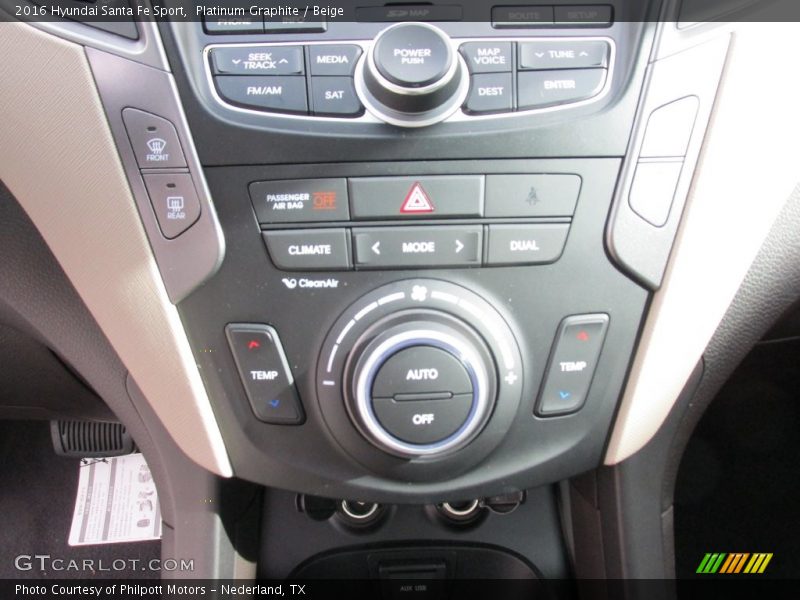 Platinum Graphite / Beige 2016 Hyundai Santa Fe Sport