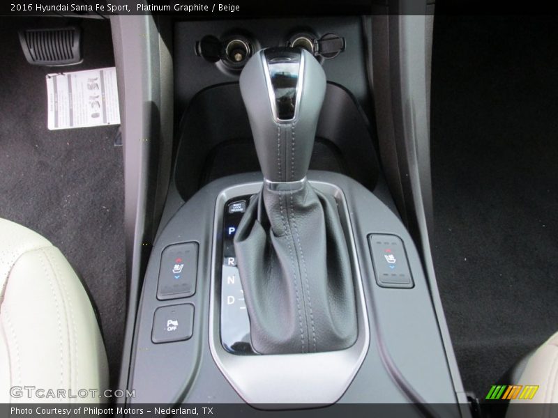 Platinum Graphite / Beige 2016 Hyundai Santa Fe Sport