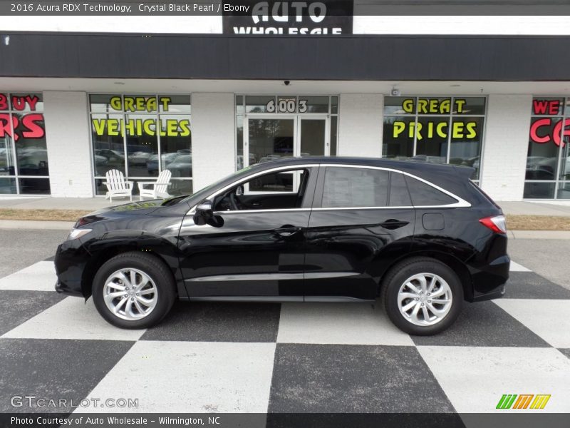 Crystal Black Pearl / Ebony 2016 Acura RDX Technology