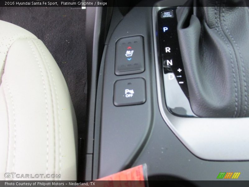 Platinum Graphite / Beige 2016 Hyundai Santa Fe Sport