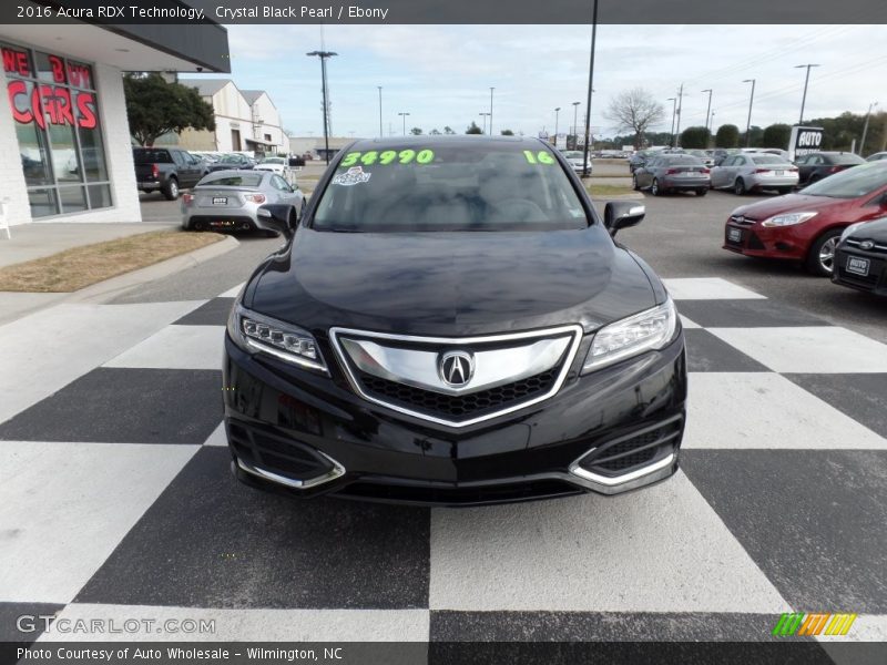 Crystal Black Pearl / Ebony 2016 Acura RDX Technology