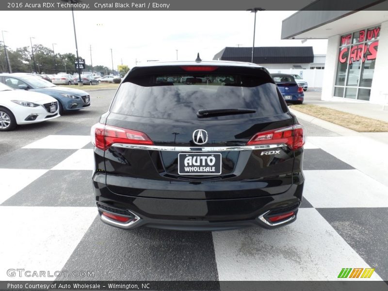 Crystal Black Pearl / Ebony 2016 Acura RDX Technology