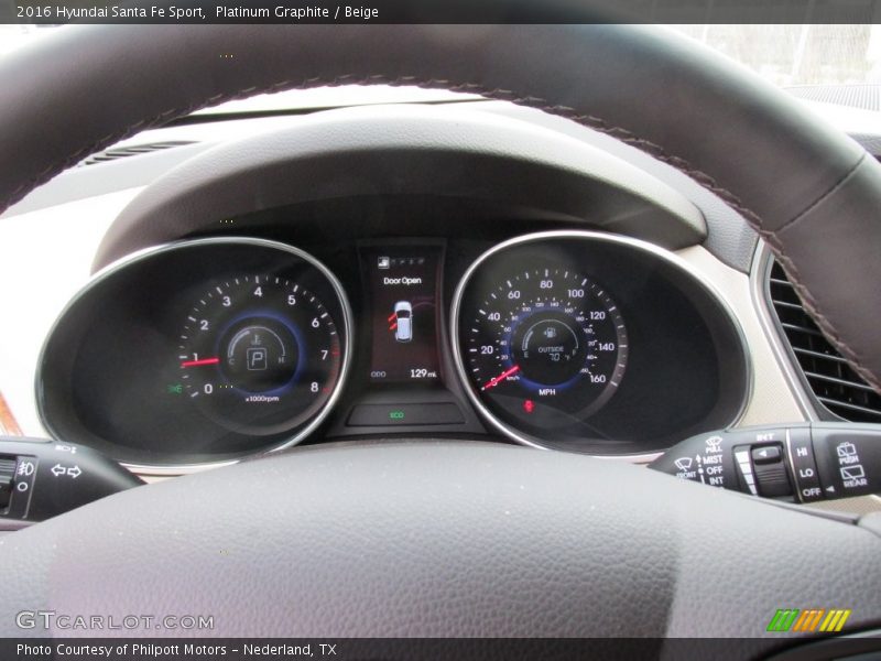 Platinum Graphite / Beige 2016 Hyundai Santa Fe Sport