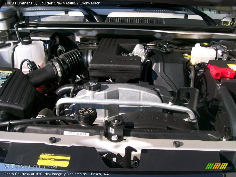 Boulder Gray Metallic / Ebony Black 2008 Hummer H3