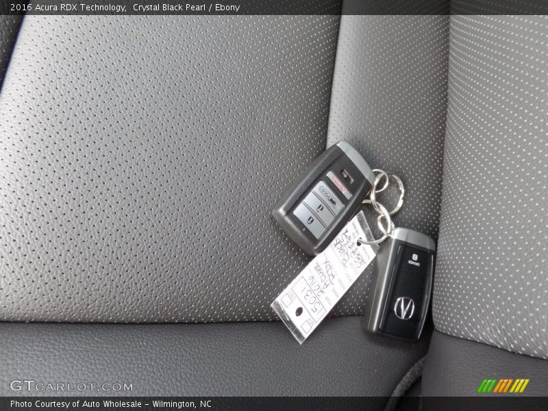 Crystal Black Pearl / Ebony 2016 Acura RDX Technology