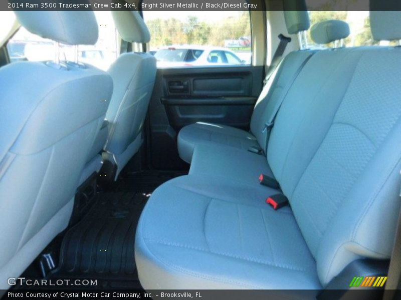 Bright Silver Metallic / Black/Diesel Gray 2014 Ram 3500 Tradesman Crew Cab 4x4