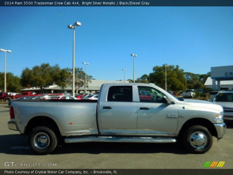 Bright Silver Metallic / Black/Diesel Gray 2014 Ram 3500 Tradesman Crew Cab 4x4
