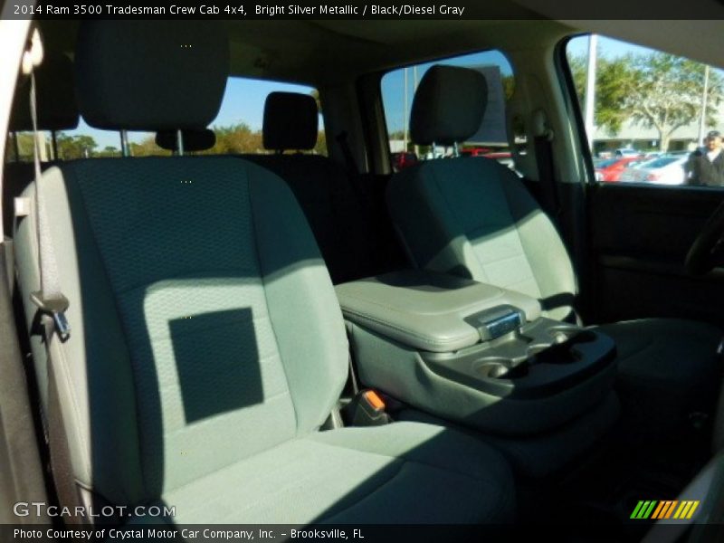 Bright Silver Metallic / Black/Diesel Gray 2014 Ram 3500 Tradesman Crew Cab 4x4