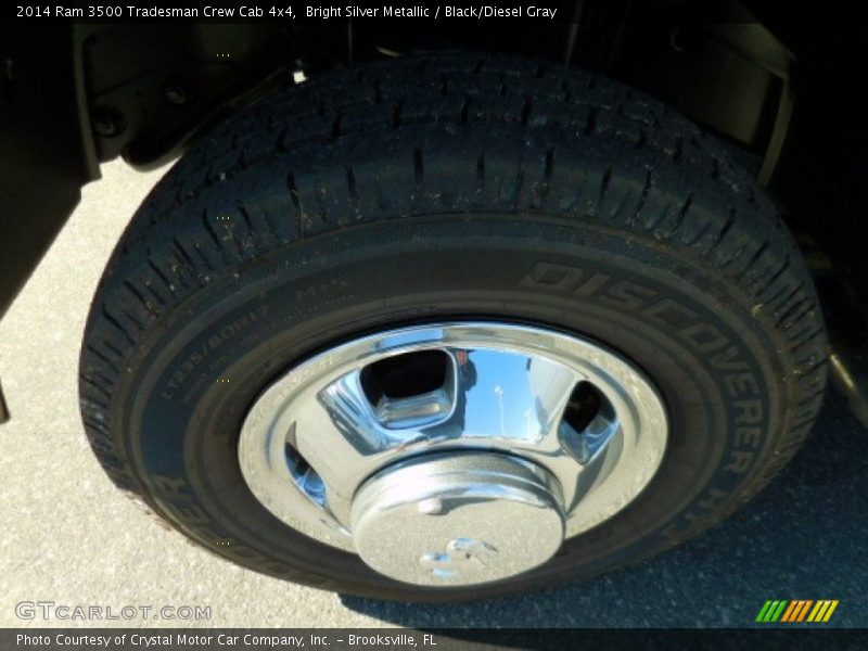 Bright Silver Metallic / Black/Diesel Gray 2014 Ram 3500 Tradesman Crew Cab 4x4