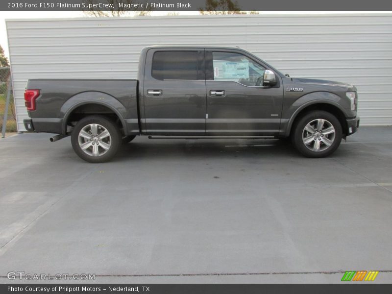 Magnetic / Platinum Black 2016 Ford F150 Platinum SuperCrew