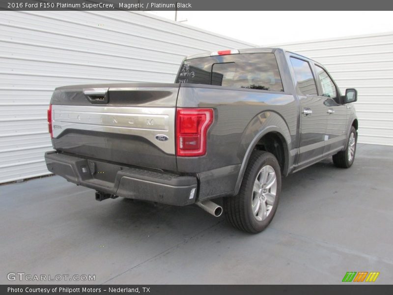 Magnetic / Platinum Black 2016 Ford F150 Platinum SuperCrew