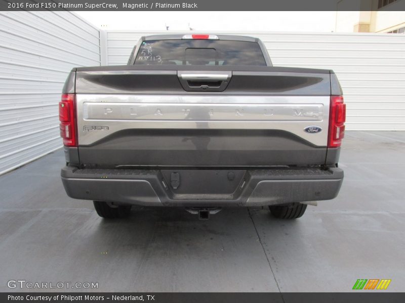 Magnetic / Platinum Black 2016 Ford F150 Platinum SuperCrew
