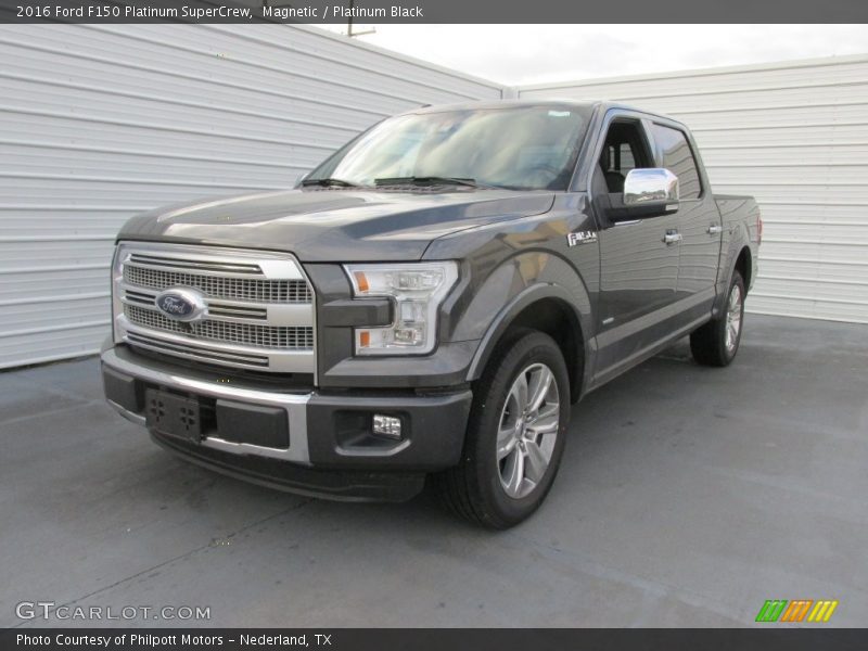 Magnetic / Platinum Black 2016 Ford F150 Platinum SuperCrew