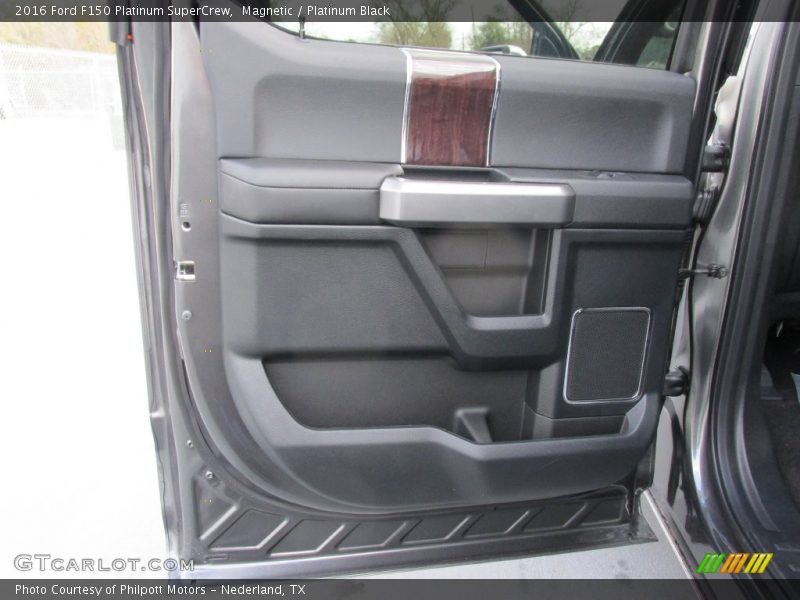 Magnetic / Platinum Black 2016 Ford F150 Platinum SuperCrew
