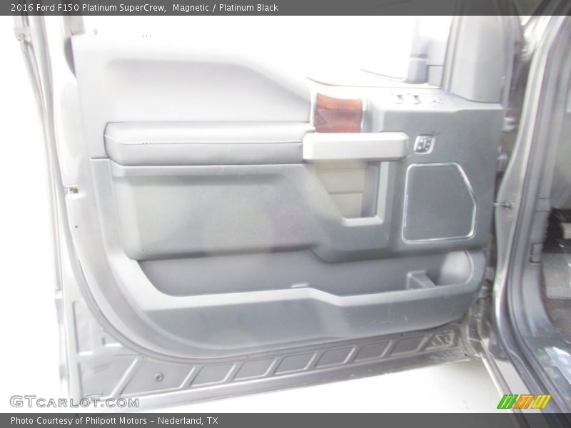 Magnetic / Platinum Black 2016 Ford F150 Platinum SuperCrew