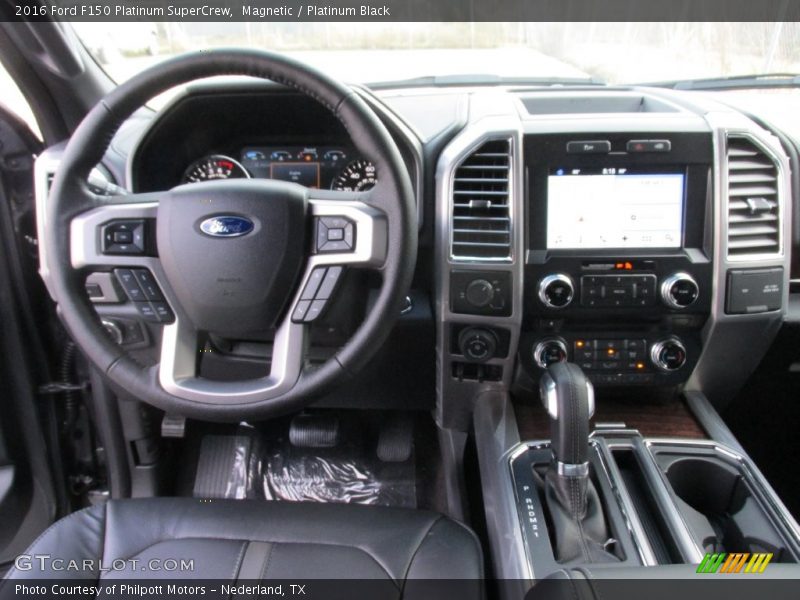Magnetic / Platinum Black 2016 Ford F150 Platinum SuperCrew