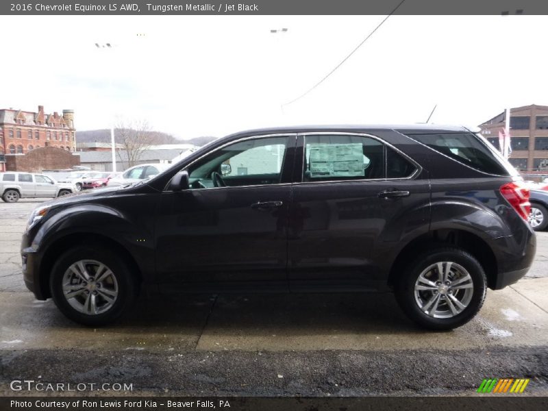 Tungsten Metallic / Jet Black 2016 Chevrolet Equinox LS AWD