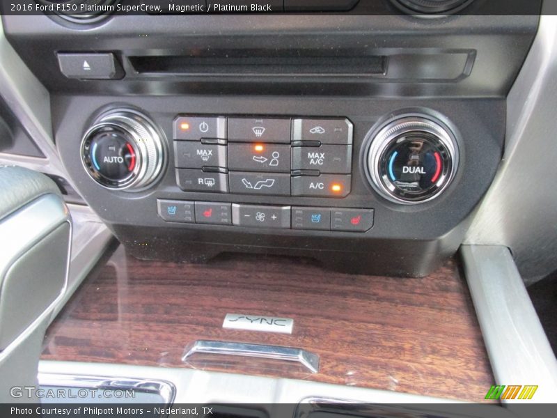 Magnetic / Platinum Black 2016 Ford F150 Platinum SuperCrew