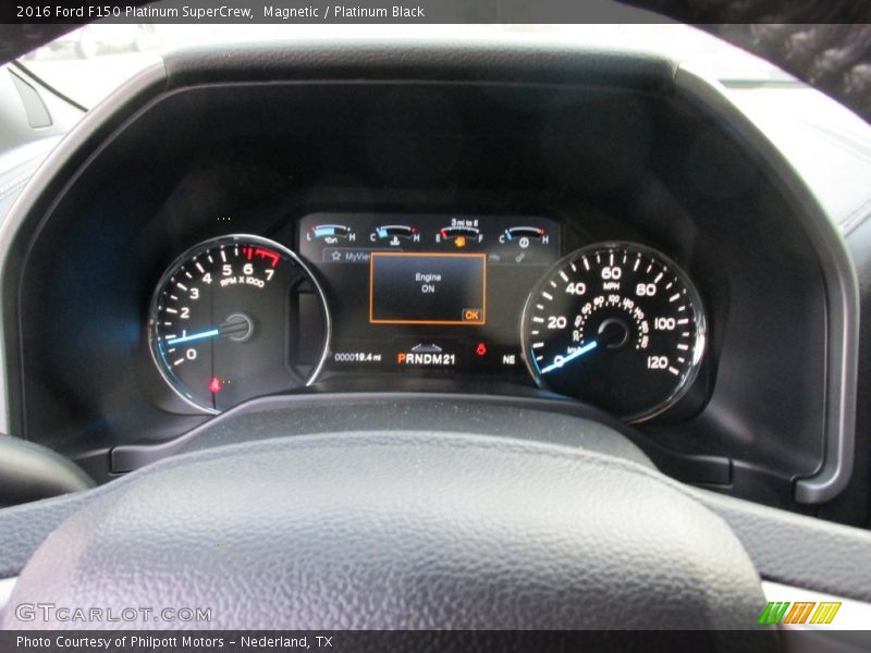 Magnetic / Platinum Black 2016 Ford F150 Platinum SuperCrew