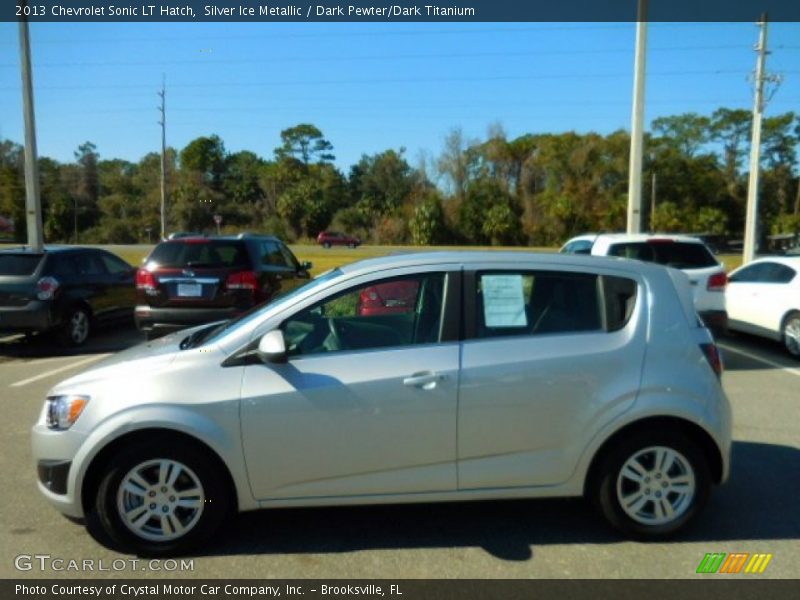 Silver Ice Metallic / Dark Pewter/Dark Titanium 2013 Chevrolet Sonic LT Hatch