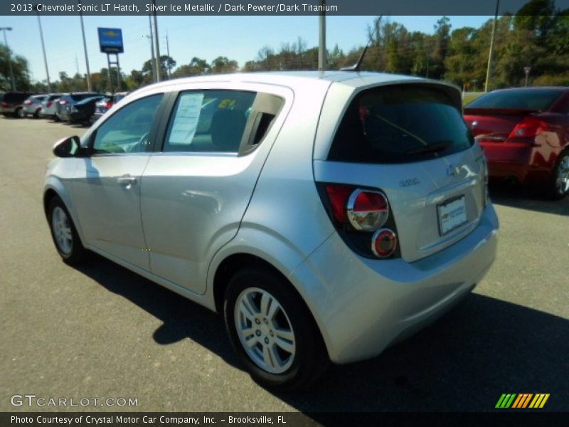 Silver Ice Metallic / Dark Pewter/Dark Titanium 2013 Chevrolet Sonic LT Hatch
