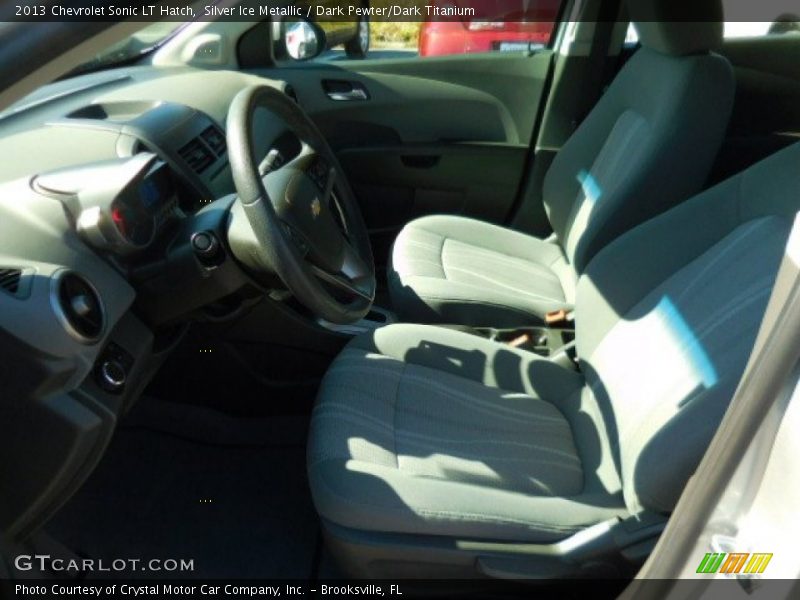 Silver Ice Metallic / Dark Pewter/Dark Titanium 2013 Chevrolet Sonic LT Hatch