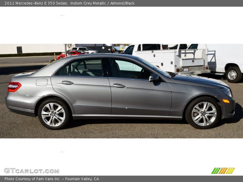 Indium Grey Metallic / Almond/Black 2011 Mercedes-Benz E 350 Sedan