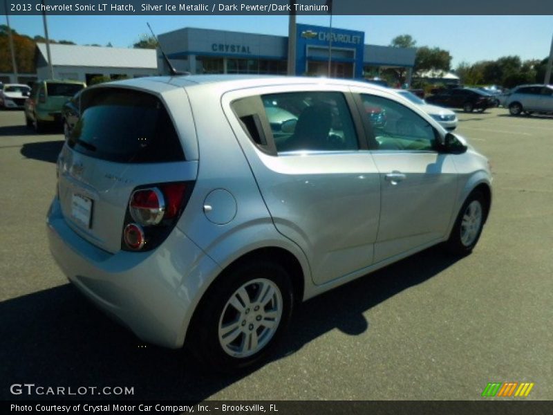Silver Ice Metallic / Dark Pewter/Dark Titanium 2013 Chevrolet Sonic LT Hatch