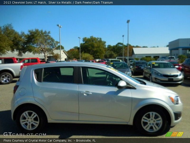 Silver Ice Metallic / Dark Pewter/Dark Titanium 2013 Chevrolet Sonic LT Hatch