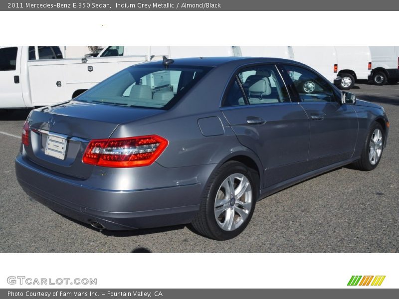 Indium Grey Metallic / Almond/Black 2011 Mercedes-Benz E 350 Sedan