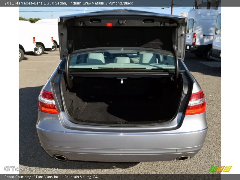 Indium Grey Metallic / Almond/Black 2011 Mercedes-Benz E 350 Sedan