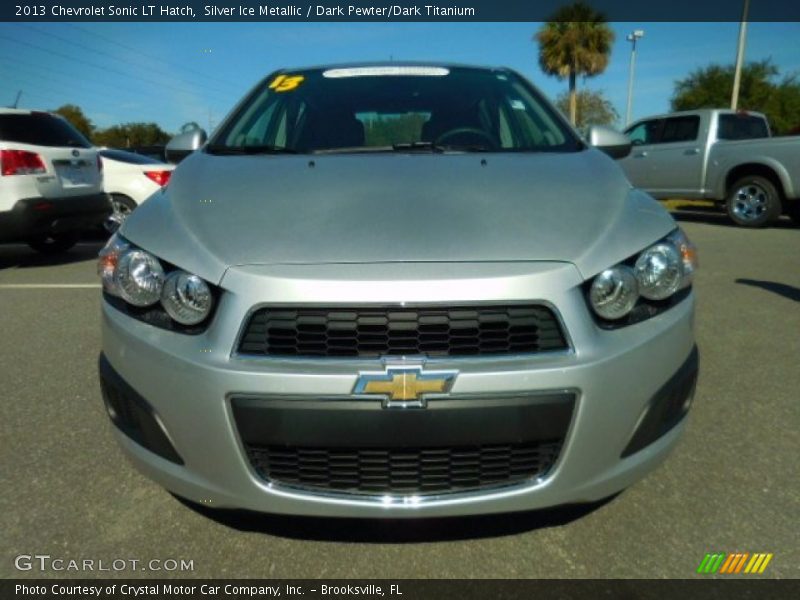Silver Ice Metallic / Dark Pewter/Dark Titanium 2013 Chevrolet Sonic LT Hatch