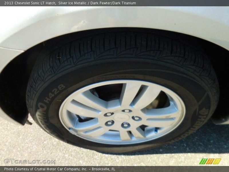 Silver Ice Metallic / Dark Pewter/Dark Titanium 2013 Chevrolet Sonic LT Hatch