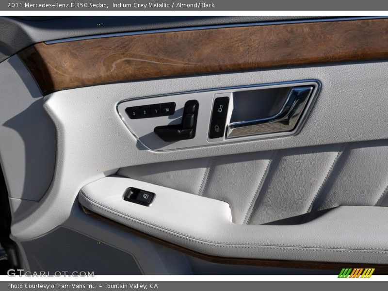 Indium Grey Metallic / Almond/Black 2011 Mercedes-Benz E 350 Sedan