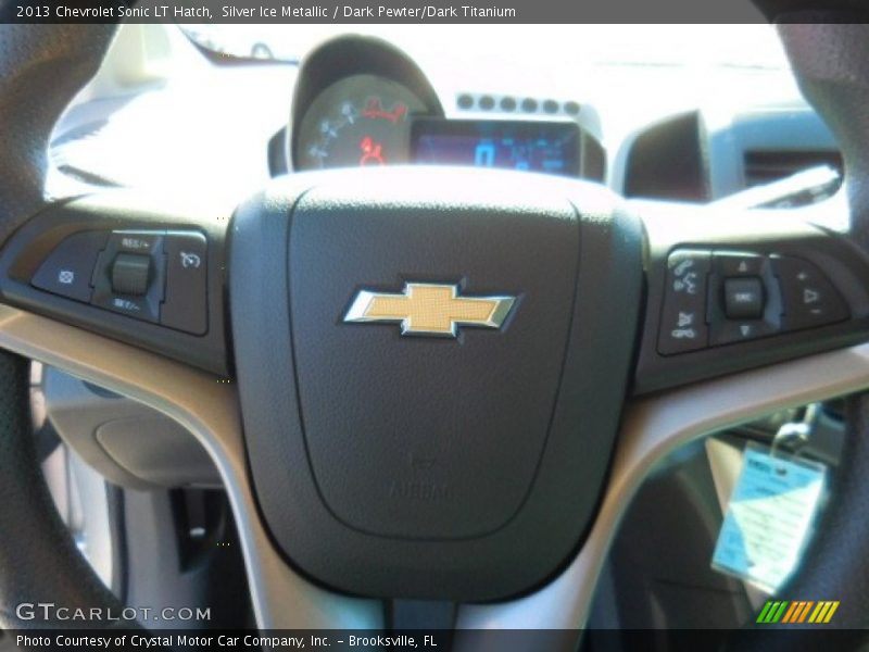 Silver Ice Metallic / Dark Pewter/Dark Titanium 2013 Chevrolet Sonic LT Hatch