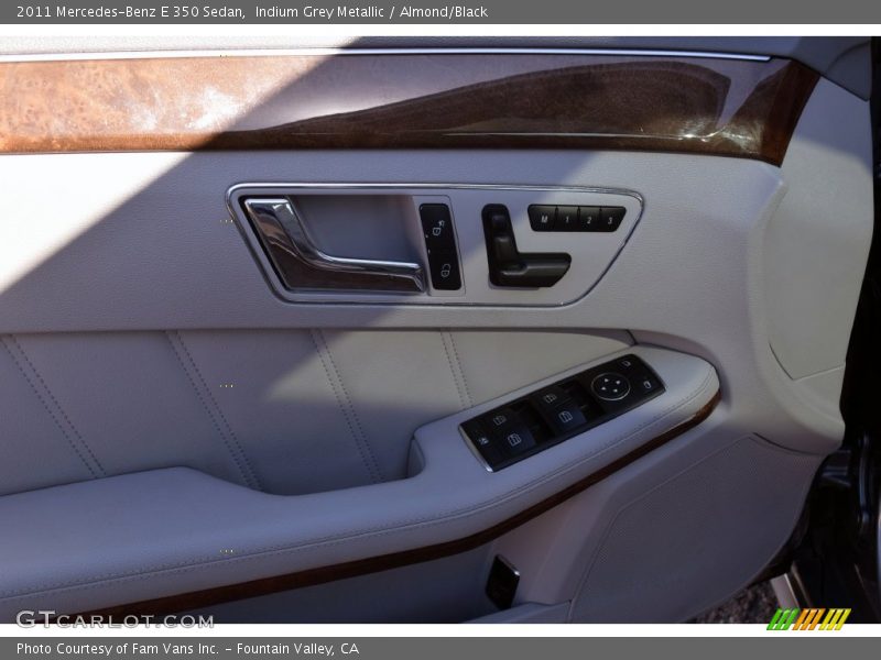 Indium Grey Metallic / Almond/Black 2011 Mercedes-Benz E 350 Sedan