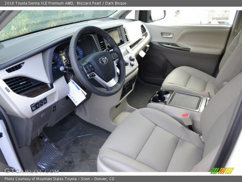 Dark Bisque Interior - 2016 Sienna XLE Premium AWD 