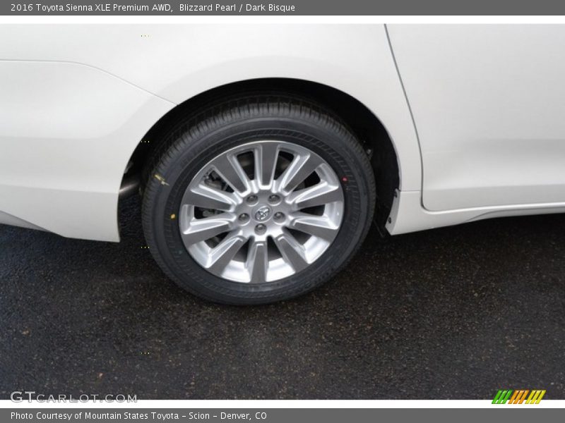  2016 Sienna XLE Premium AWD Wheel