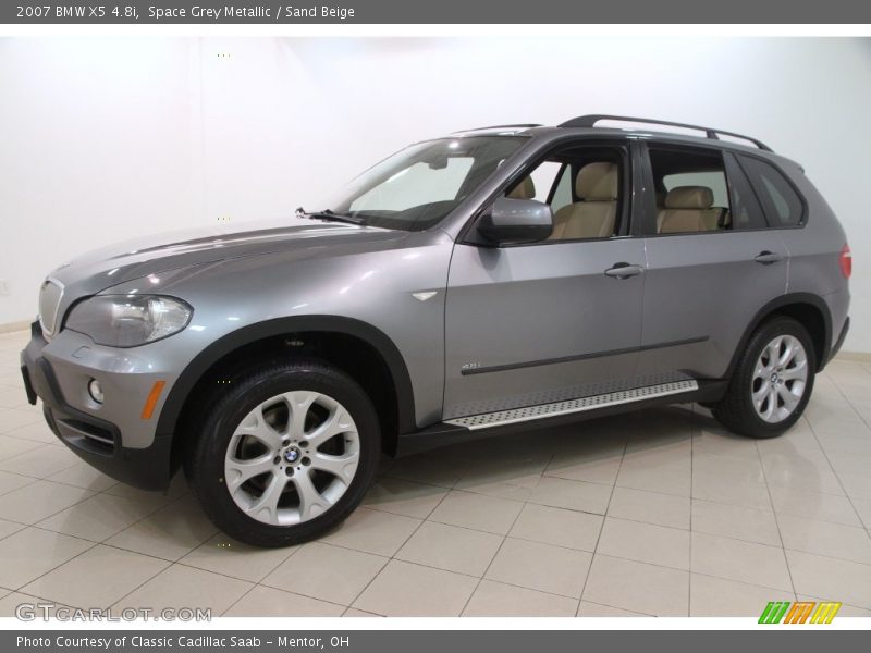 Space Grey Metallic / Sand Beige 2007 BMW X5 4.8i