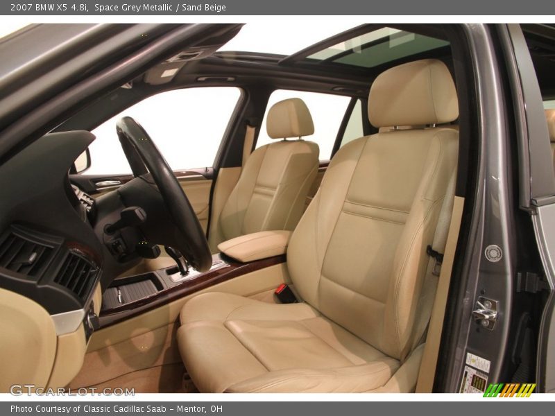 Space Grey Metallic / Sand Beige 2007 BMW X5 4.8i